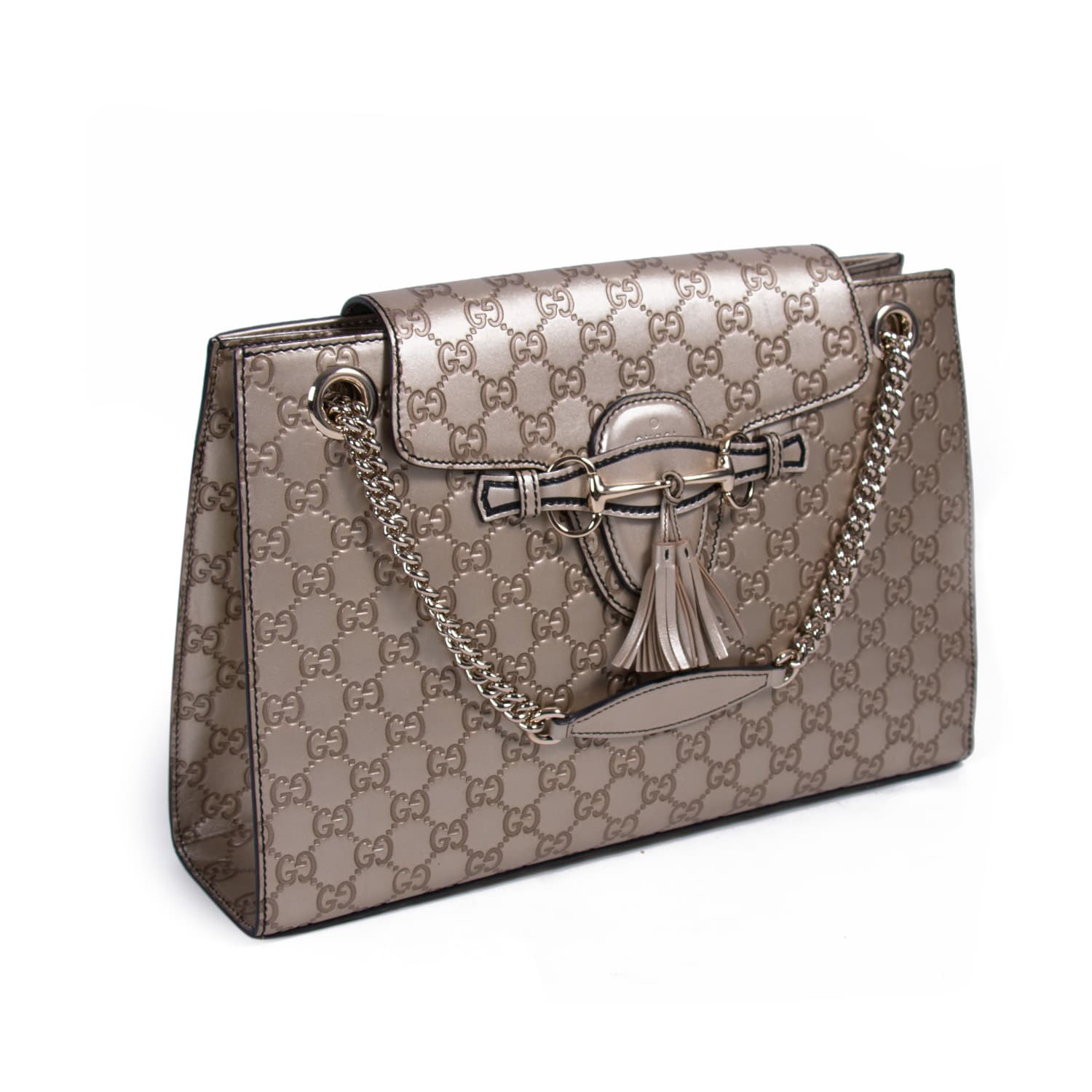 Gucci Leather Chain Shoulder Bag Style 11