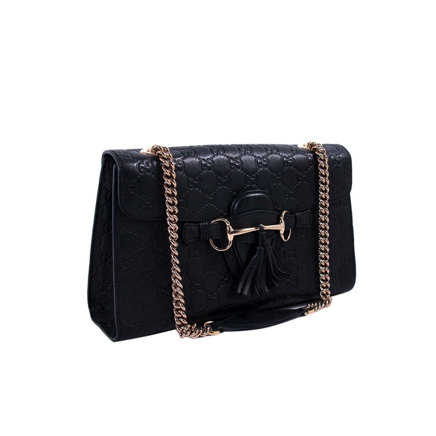 Gucci Guccissima Leather Chain Shoulder Bag Style 2