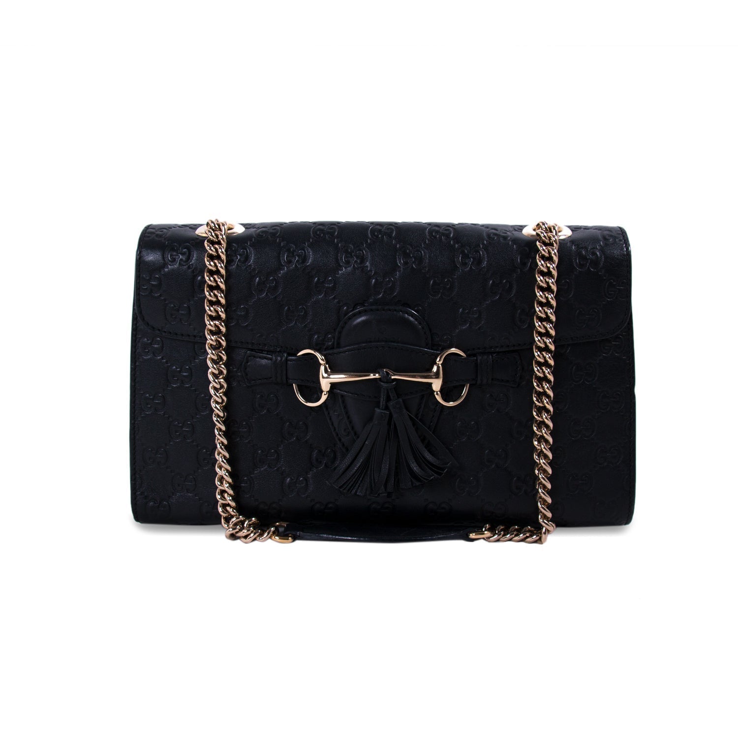 Gucci Guccissima Leather Chain Shoulder Bag Style 2