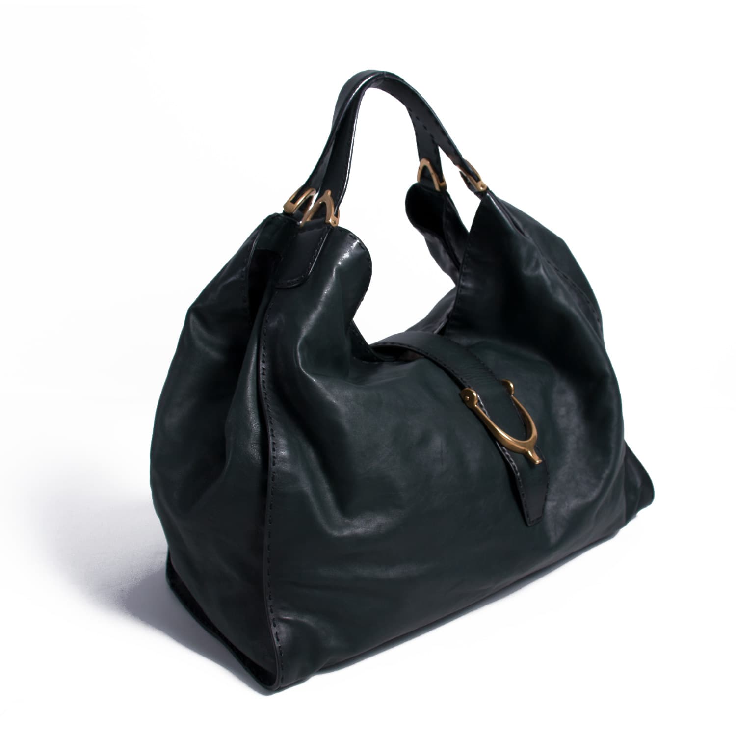 Gucci Leather Shoulder Bag Style 20