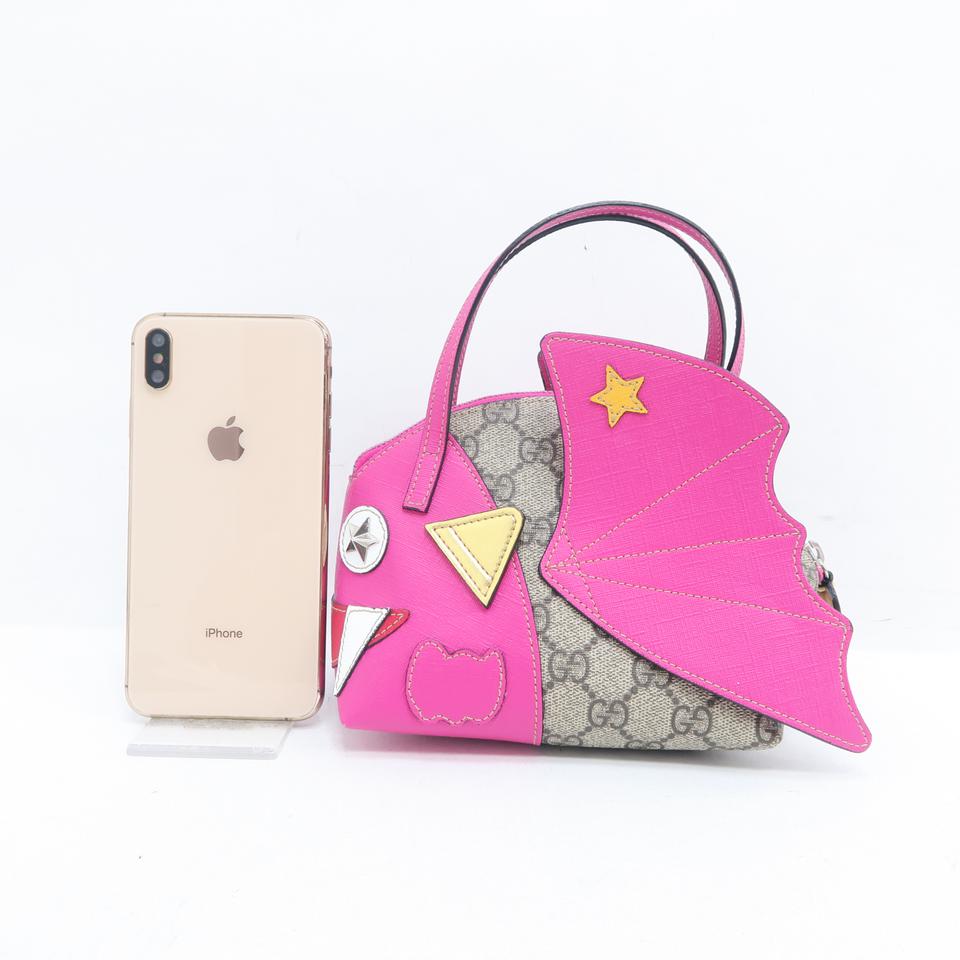 Gucci GG Supreme Grey Canvas Tote Style 2