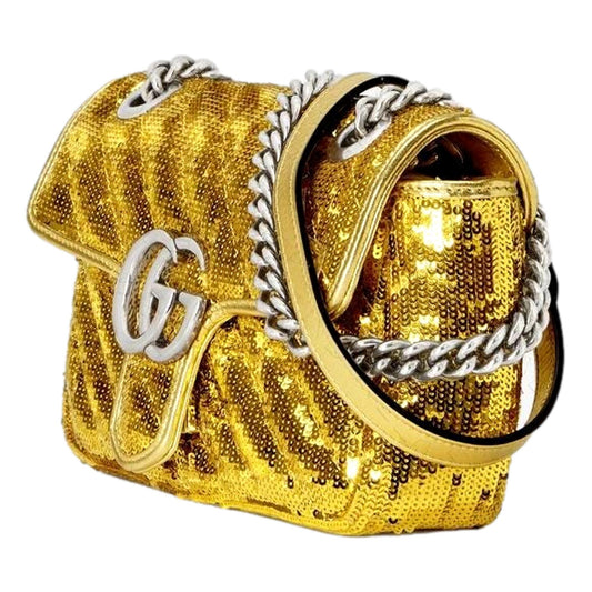 Gucci Monogram Chain Leather Crossbody