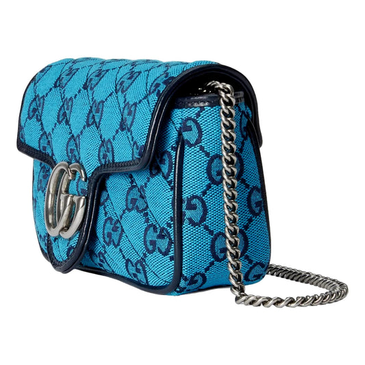 Gucci Monogram Quilted Chain Crossbody