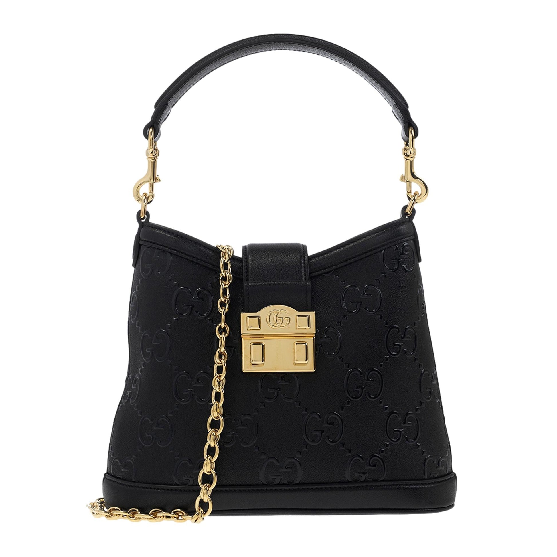 Gucci Chain Leather Shoulder Bag