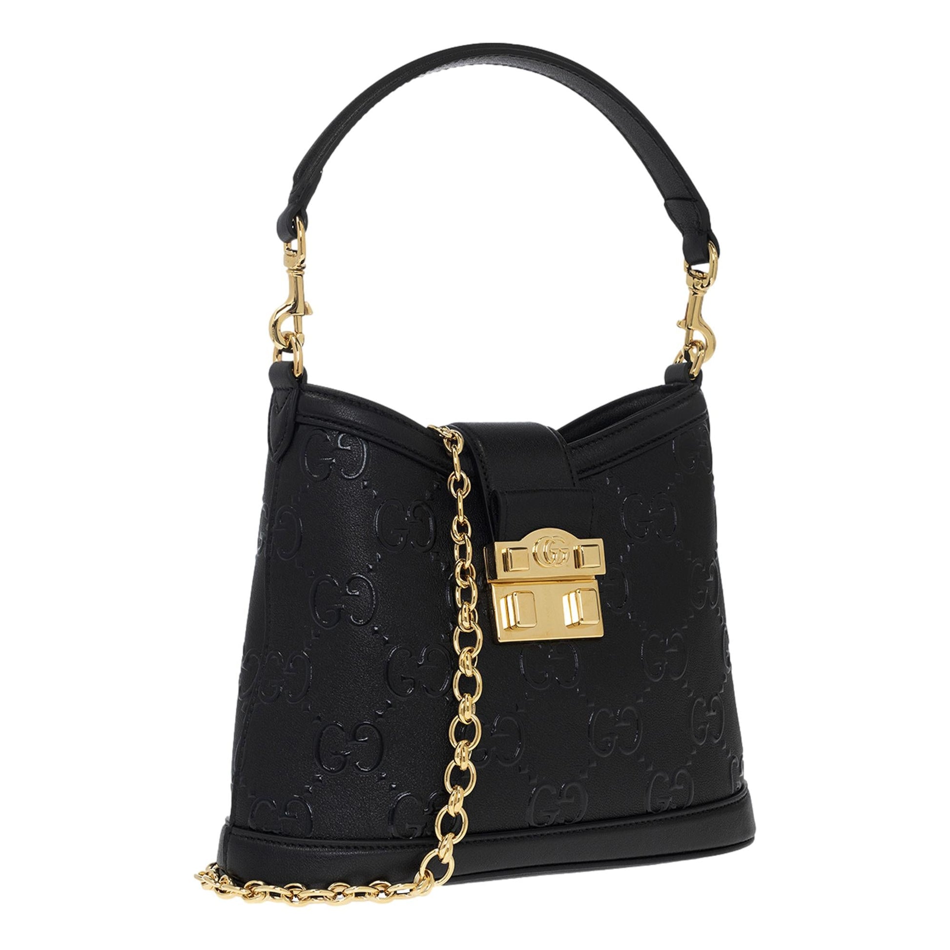 Gucci Chain Leather Shoulder Bag