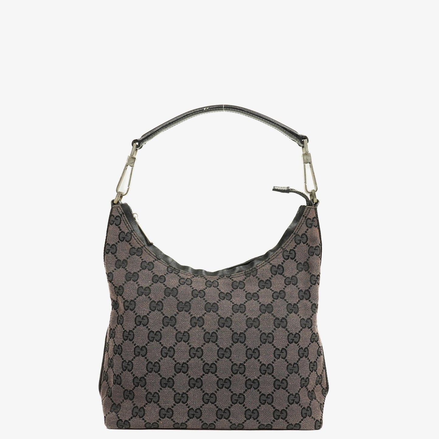 Gucci GG Canvas And Leather Shoulder Hobo Bag