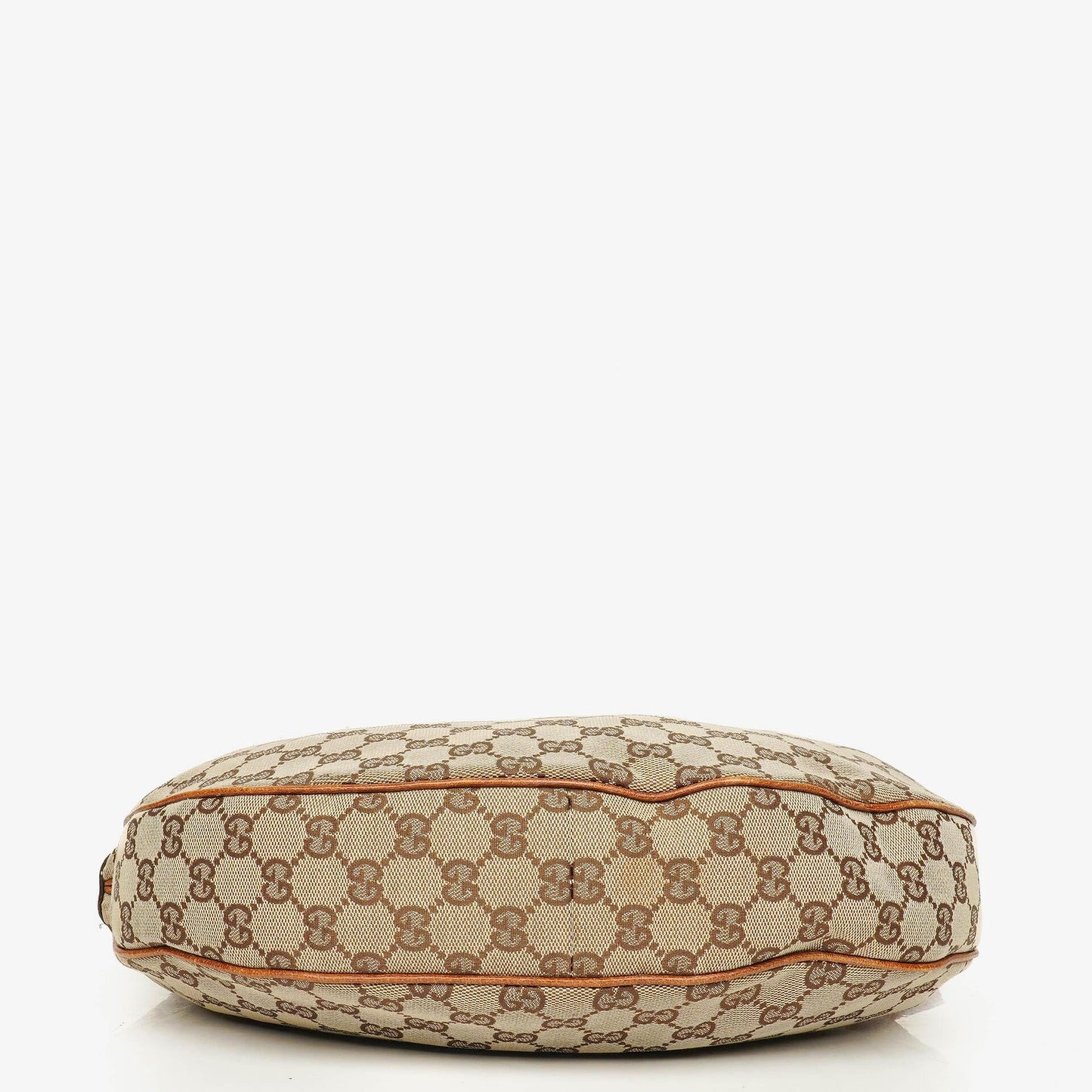 Gucci GG Canvas Bamboo Ring Hobo Bag