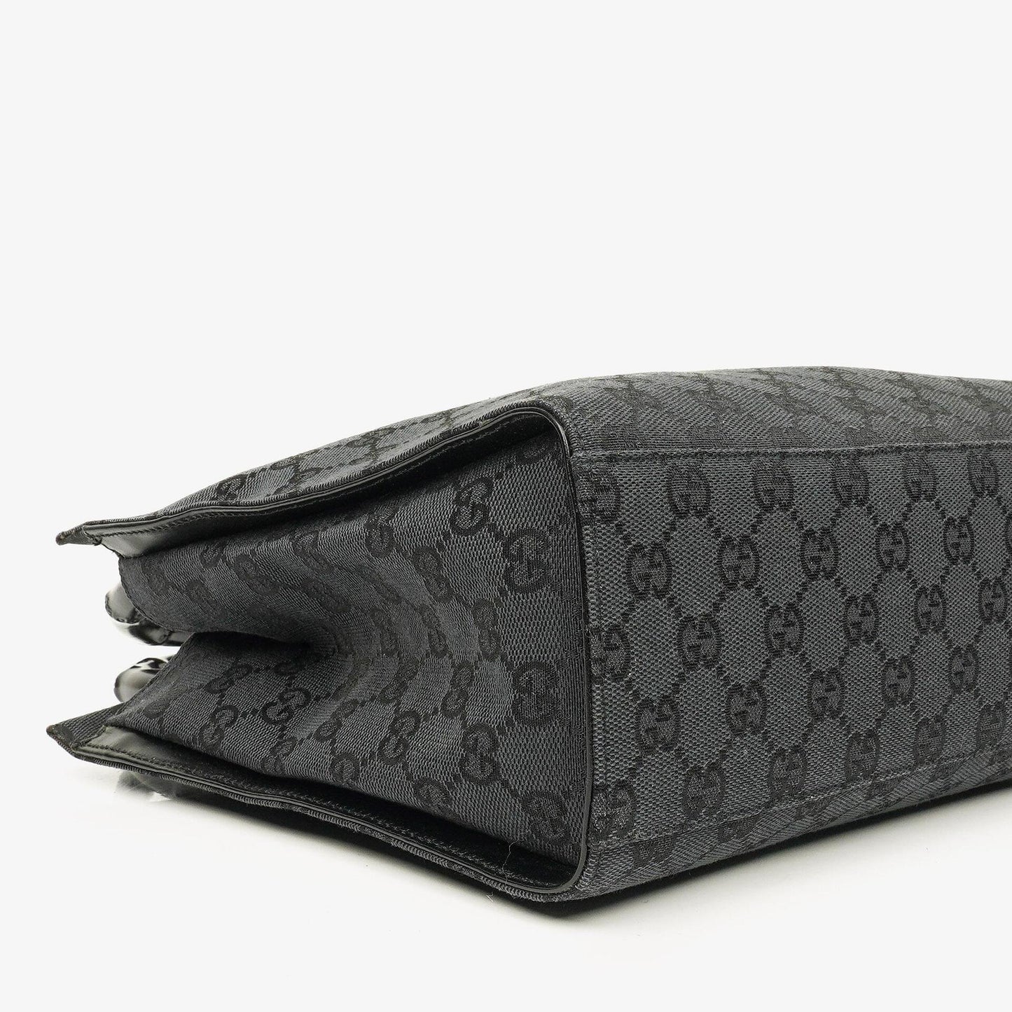 Gucci GG Canvas Bamboo Top Handle Tote Bag