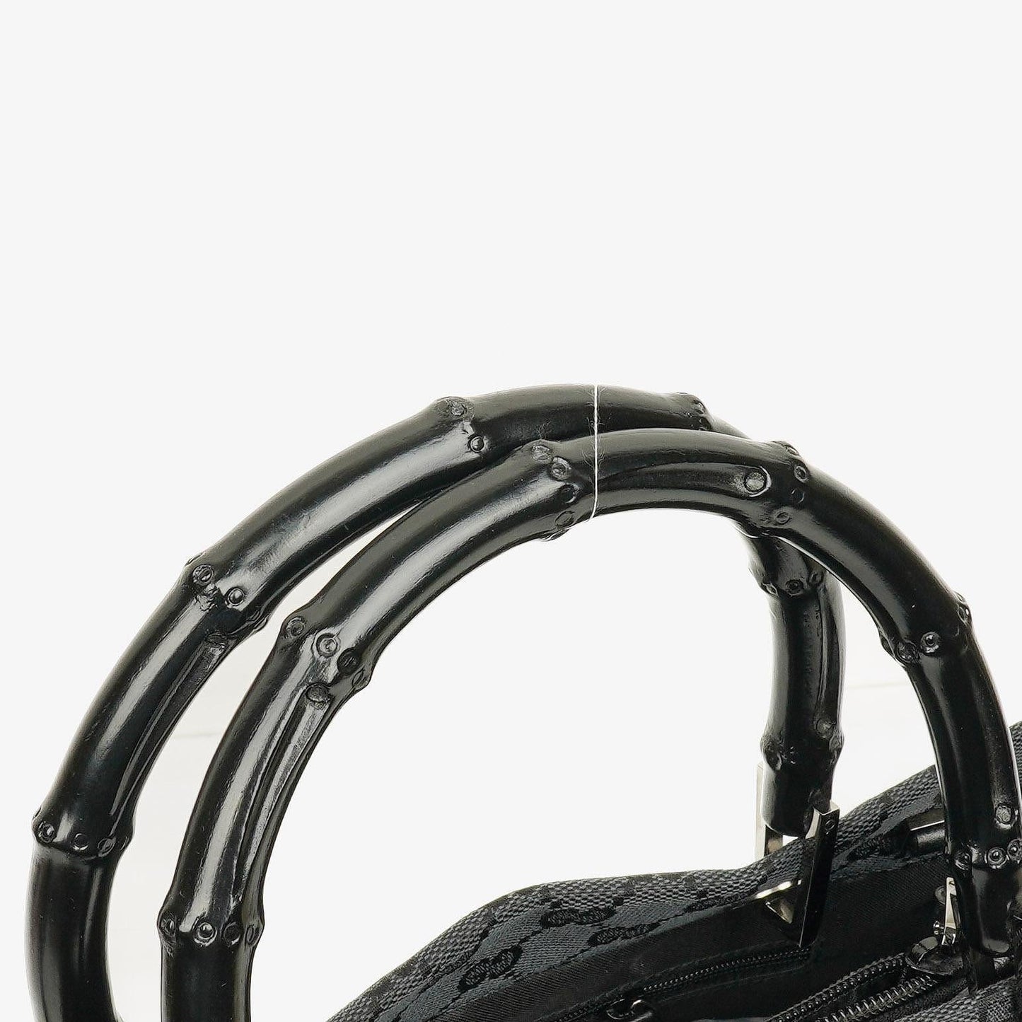 Gucci GG Canvas Bamboo Top Handle Tote Bag
