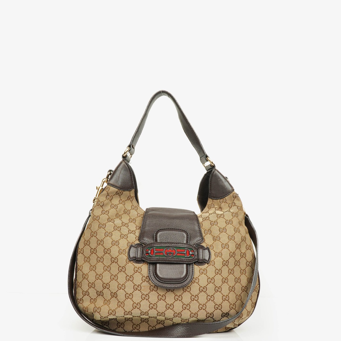 Gucci GG Canvas Dressage Hobo Bag