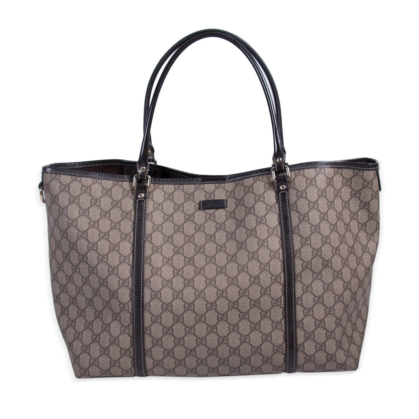 Gucci Joy Leather Canvas Tote