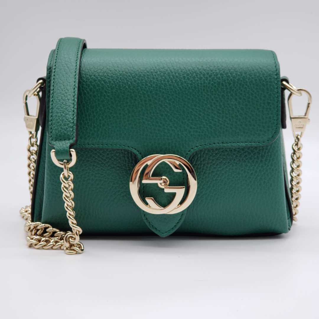 Gucci Interlocking G Green Crossbody