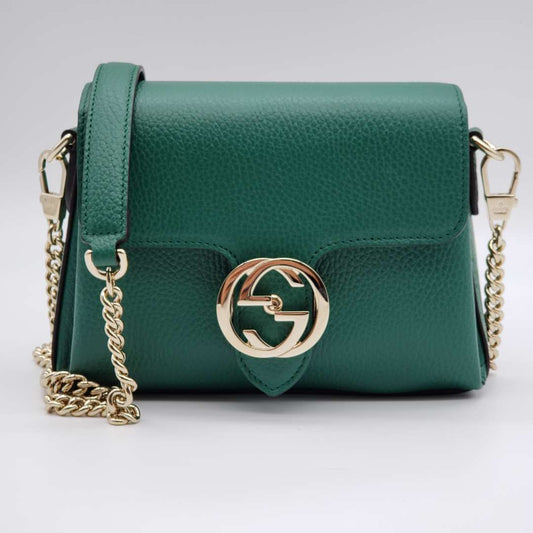 Gucci Interlocking G Green Crossbody
