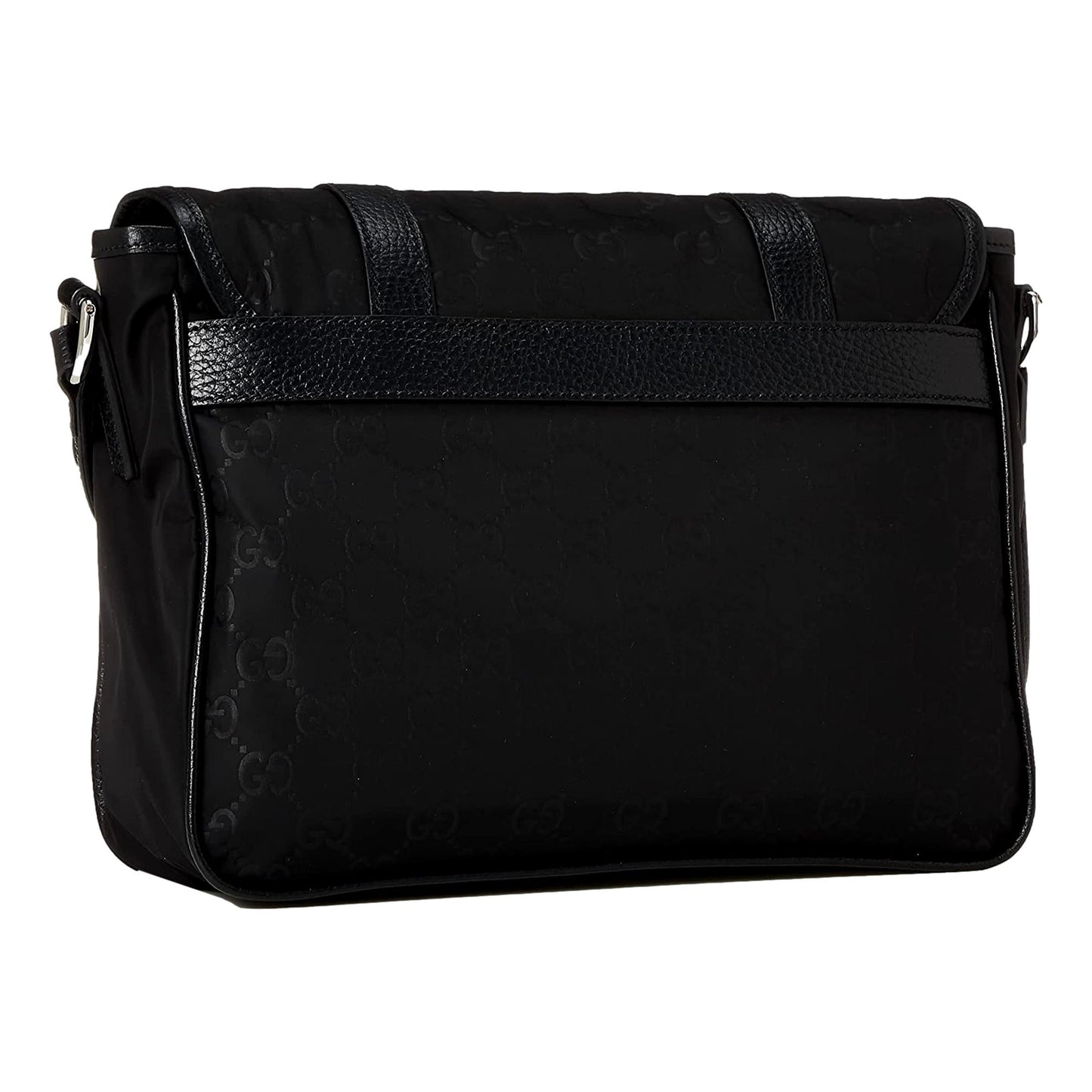 Gucci Monogram Nylon Leather Tote