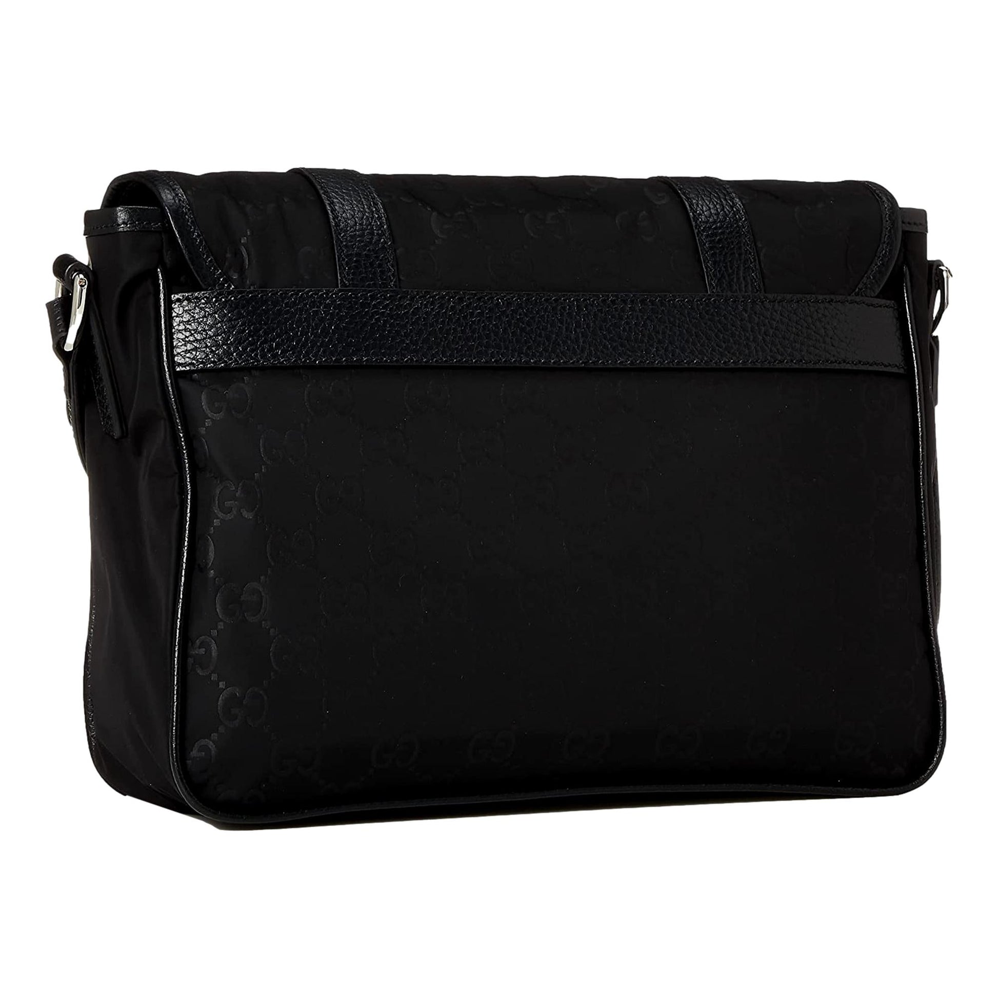 Gucci Monogram Nylon Leather Tote