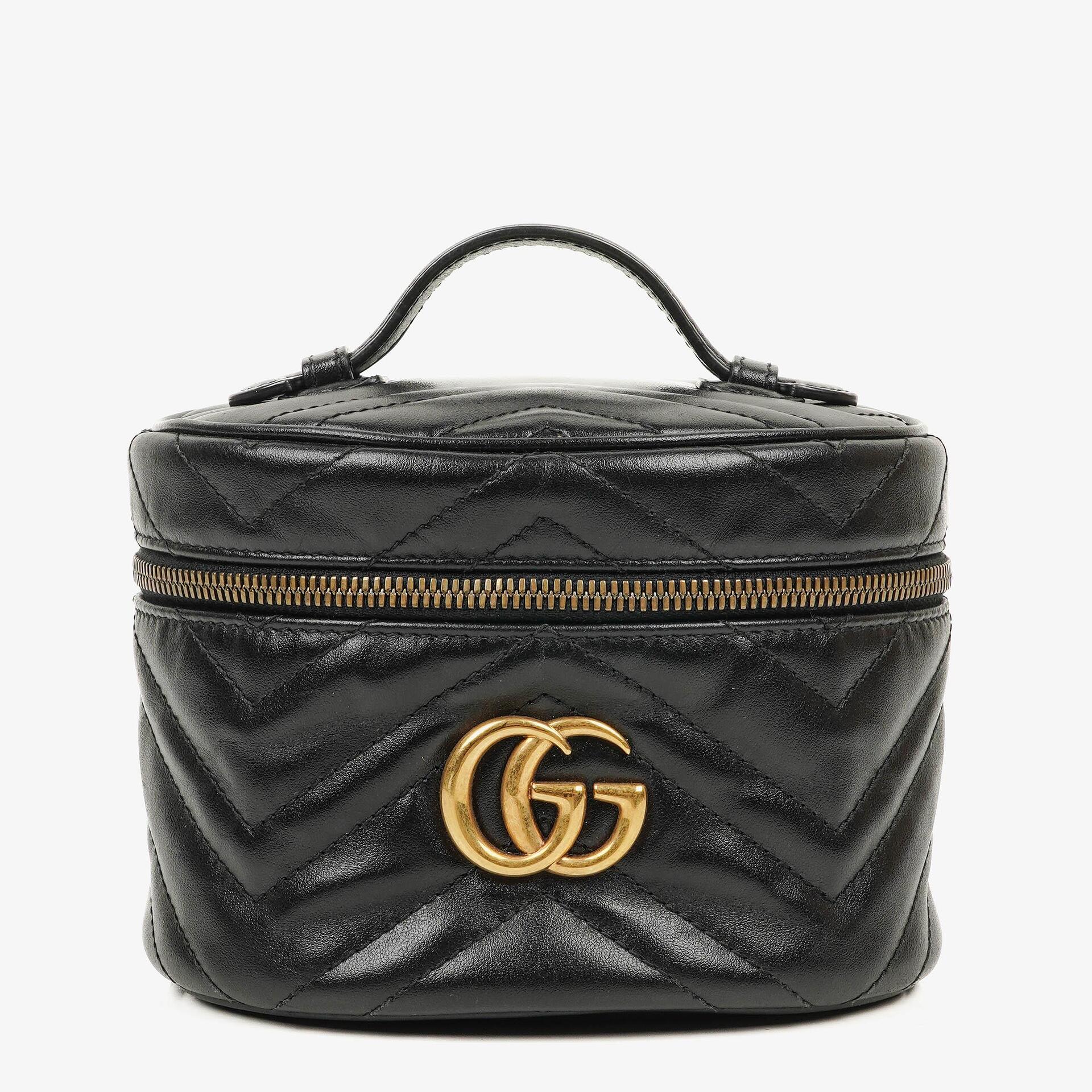 Gucci GG Marmont Round Black Backpack