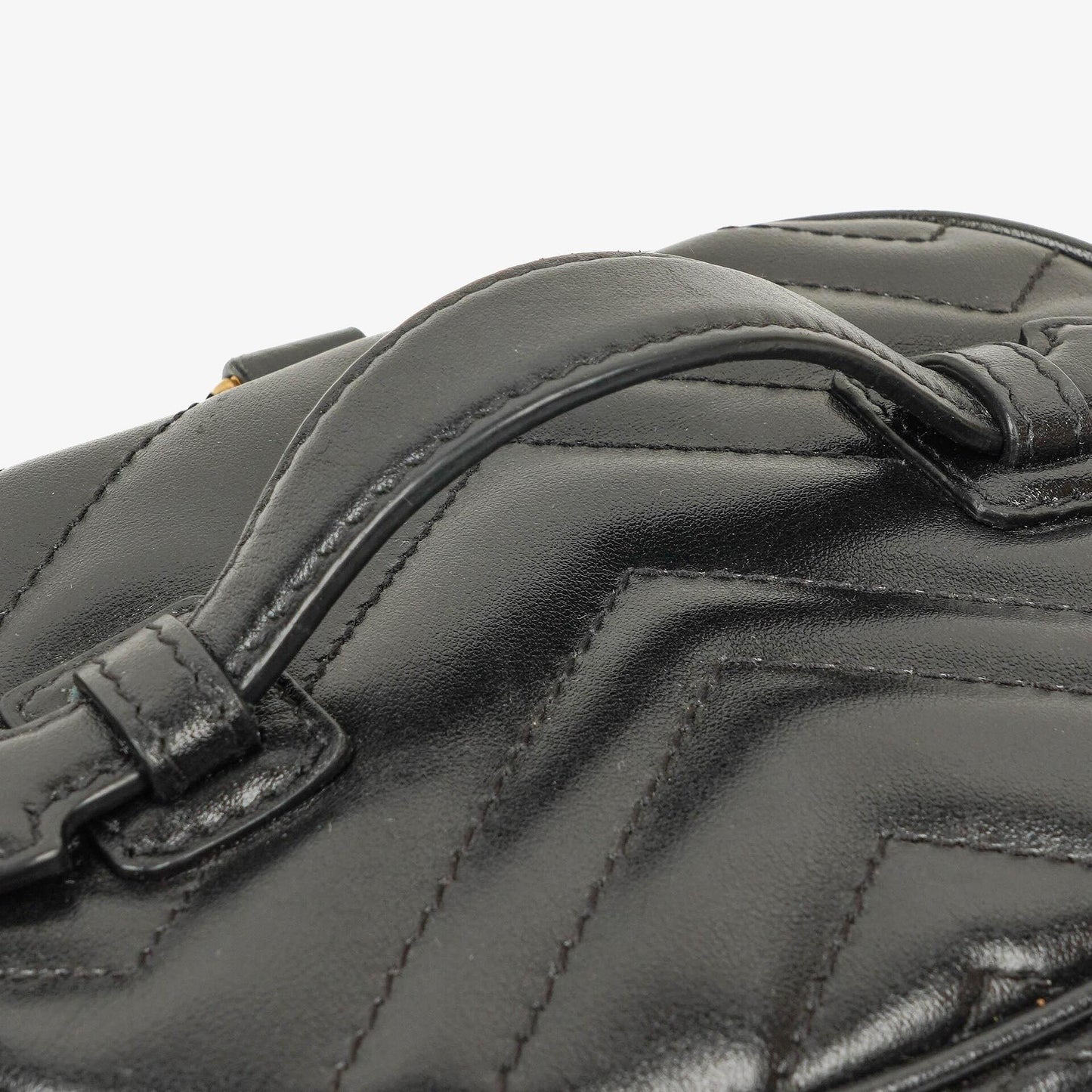 Gucci GG Marmont Round Black Backpack