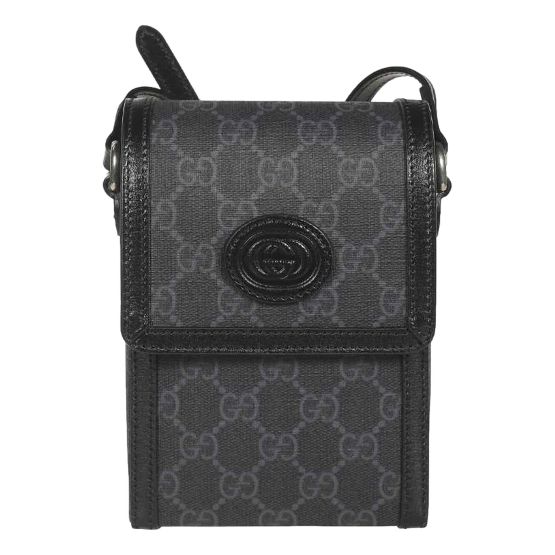 Gucci Monogram Mini Canvas Crossbody
