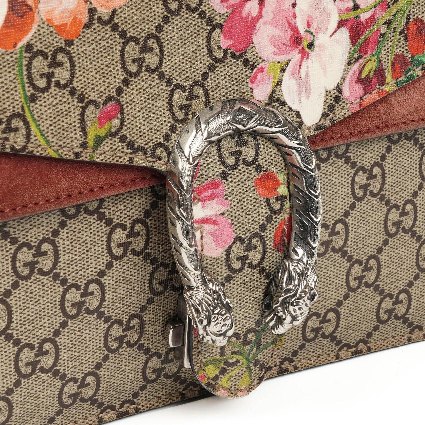Gucci GG Supreme Monogram Blooms Mini Dionysus Shoulder Bag