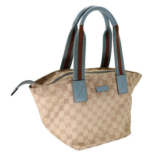Gucci Canvas Top Handle Tote