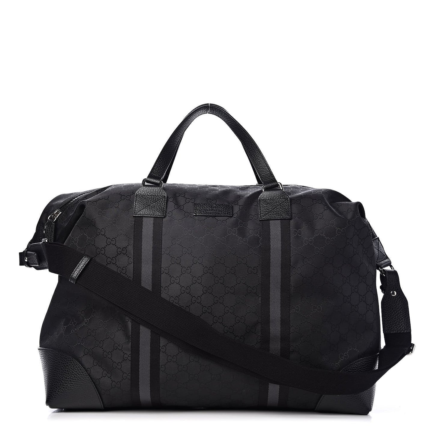Gucci Monogram Nylon Leather Canvas Crossbody