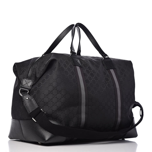 Gucci Monogram Nylon Leather Canvas Crossbody