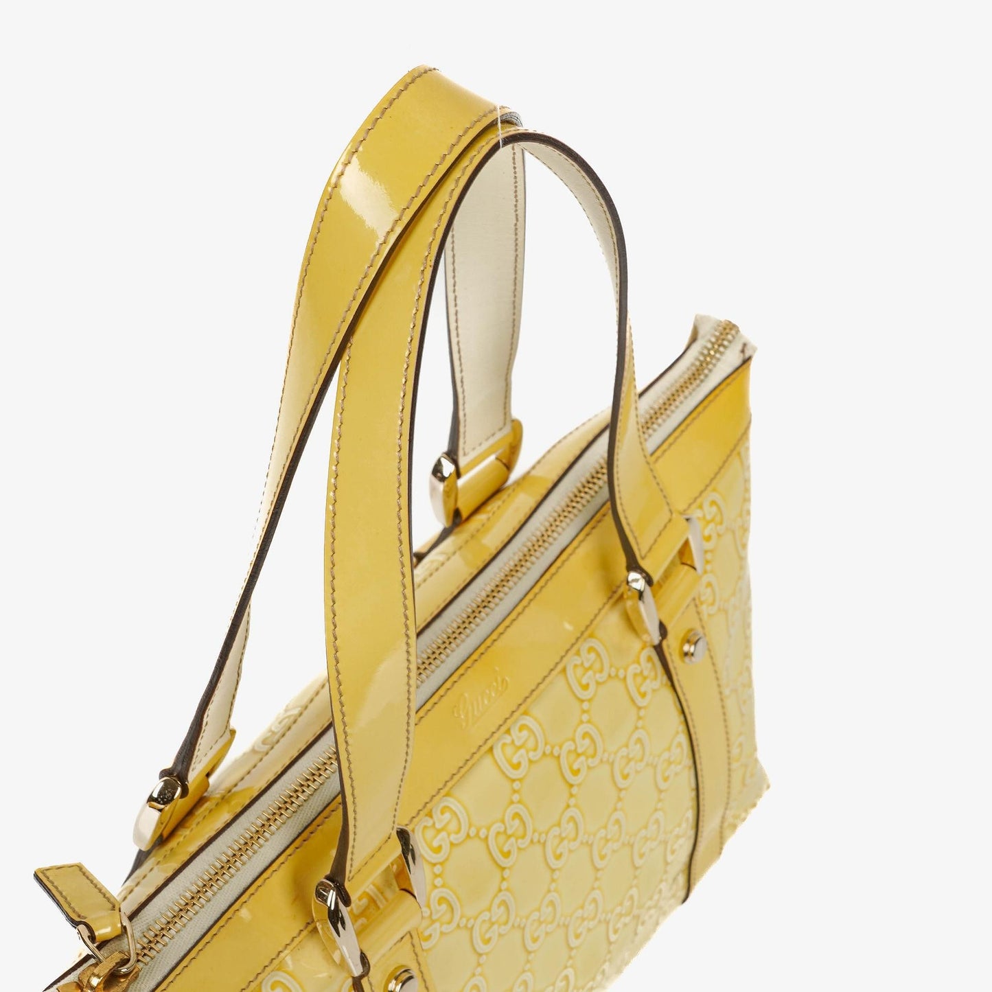 Gucci GG Yellow Abbey Tote Bag