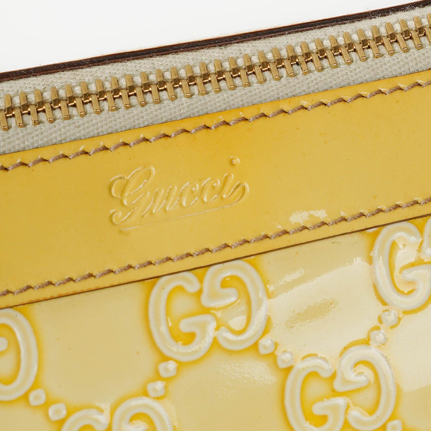Gucci GG Yellow Abbey Tote Bag