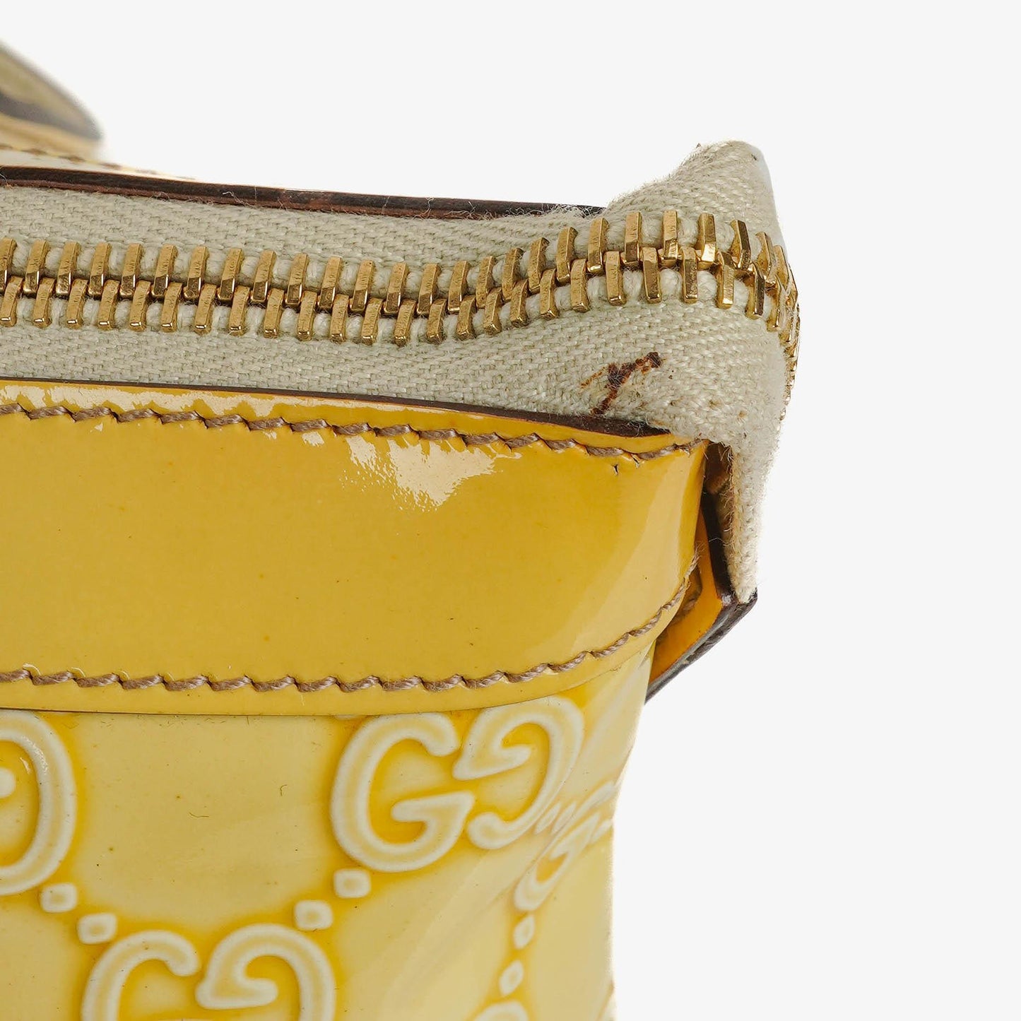 Gucci GG Yellow Abbey Tote Bag