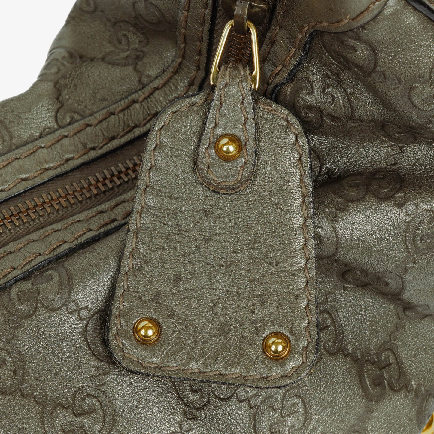 Gucci Guccissima Jokey Leather Hobo Bag