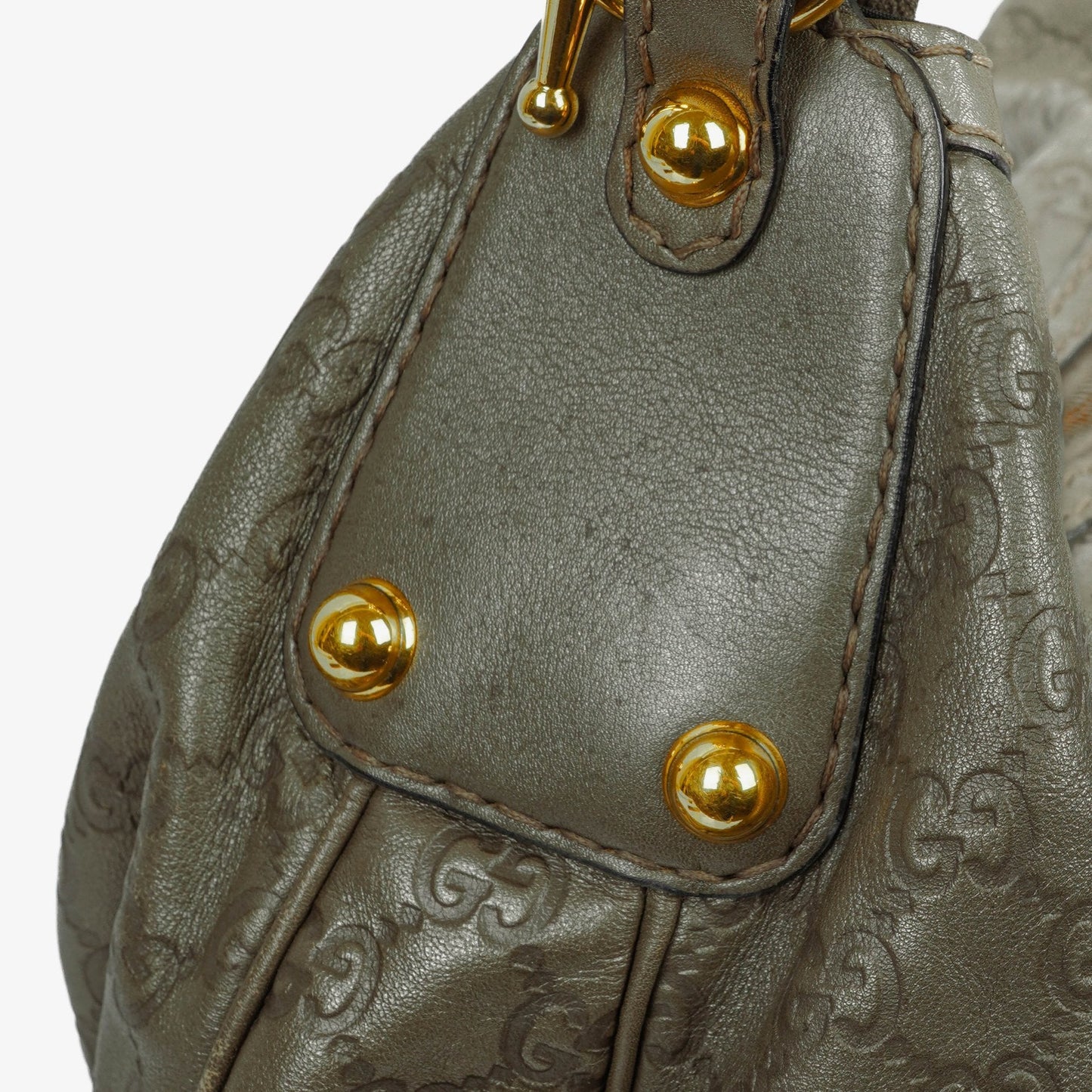 Gucci Guccissima Jokey Leather Hobo Bag