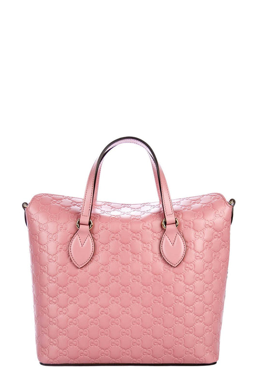 Gucci Guccissima Pink Leather Shoulder Bag