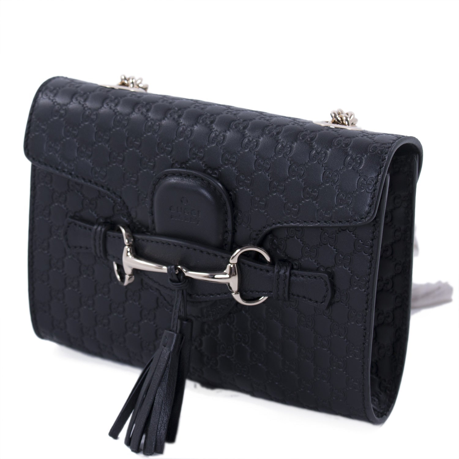 Gucci Guccissima Leather Chain Shoulder Bag Style 5