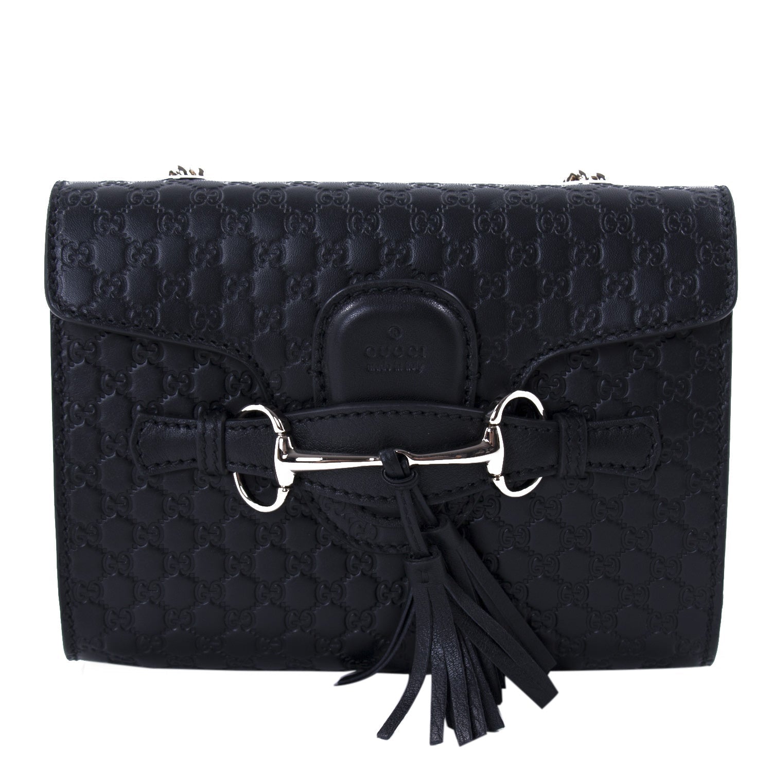 Gucci Guccissima Leather Chain Shoulder Bag Style 7