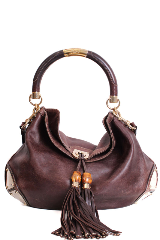 Gucci Lou Leather Shoulder Bag