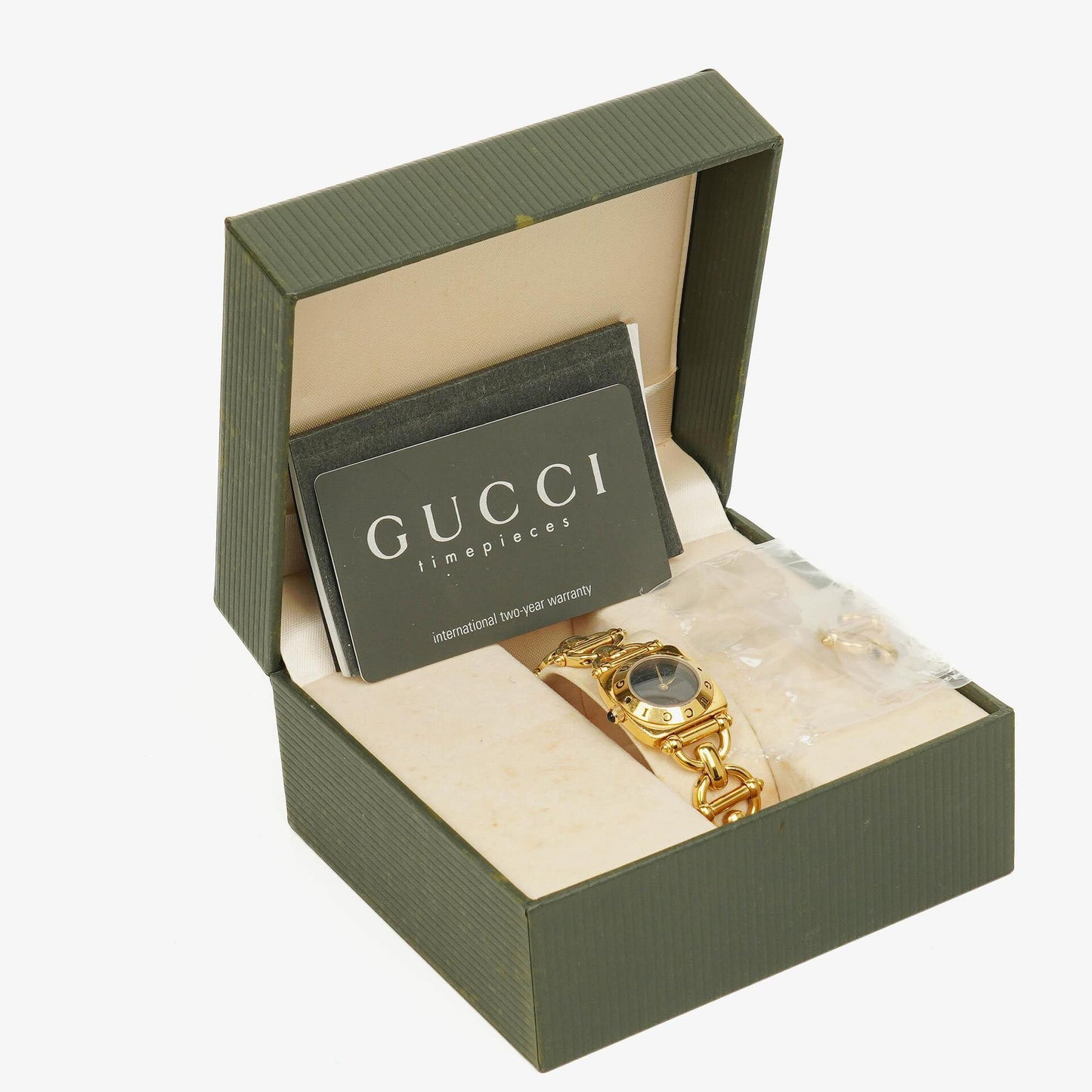 Gucci Horsebit Stainless Steel 22mm 6400L Quartz Watch
