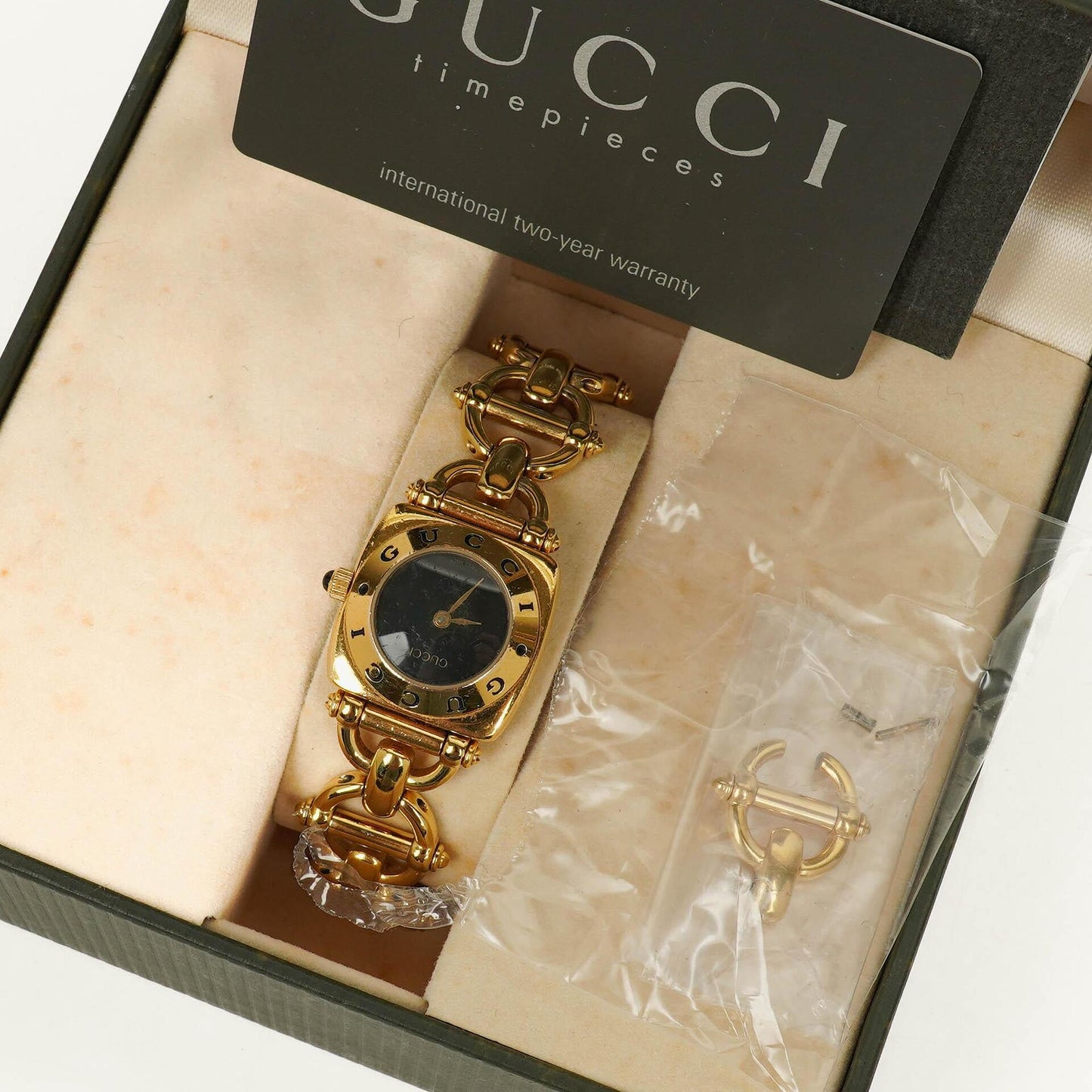 Gucci Horsebit Stainless Steel 22mm 6400L Quartz Watch