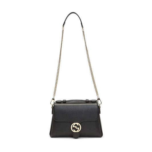 Gucci Monogram Chain Leather Crossbody