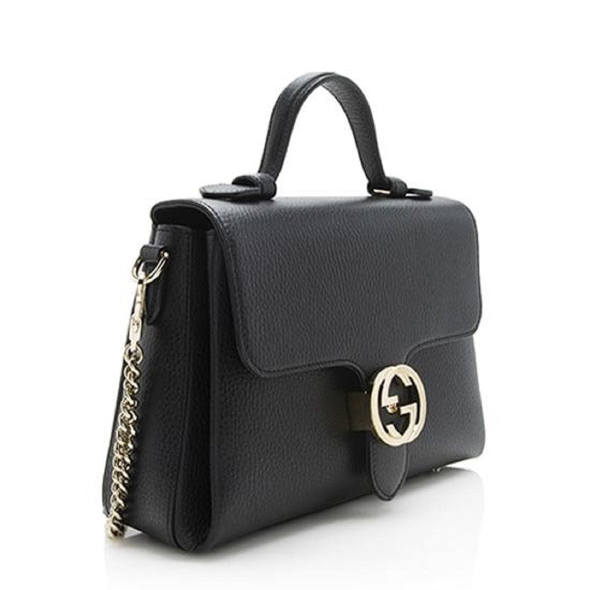 Gucci Monogram Chain Leather Crossbody