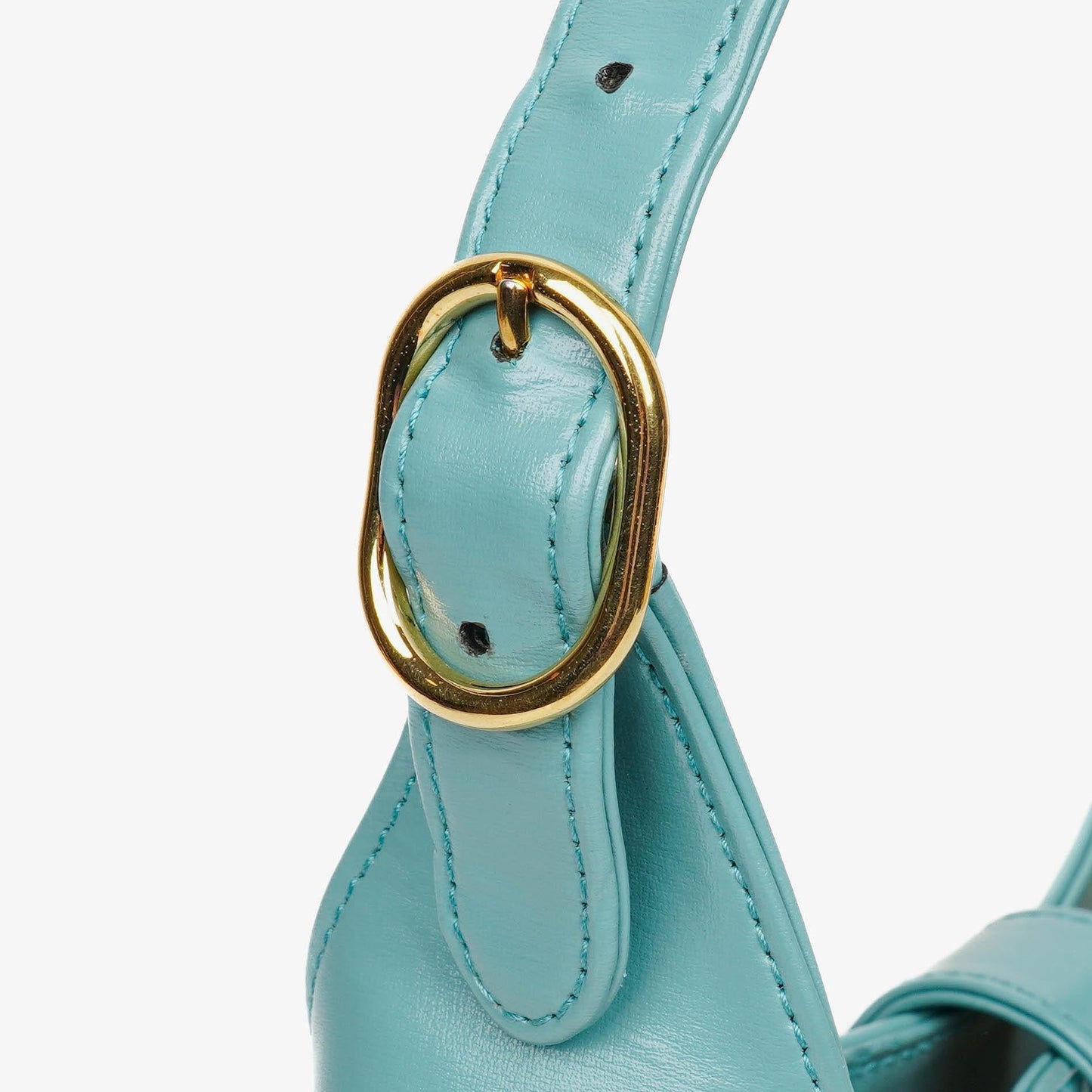 Gucci Jackie 1961 Light Blue Leather Small Shoulder Bag