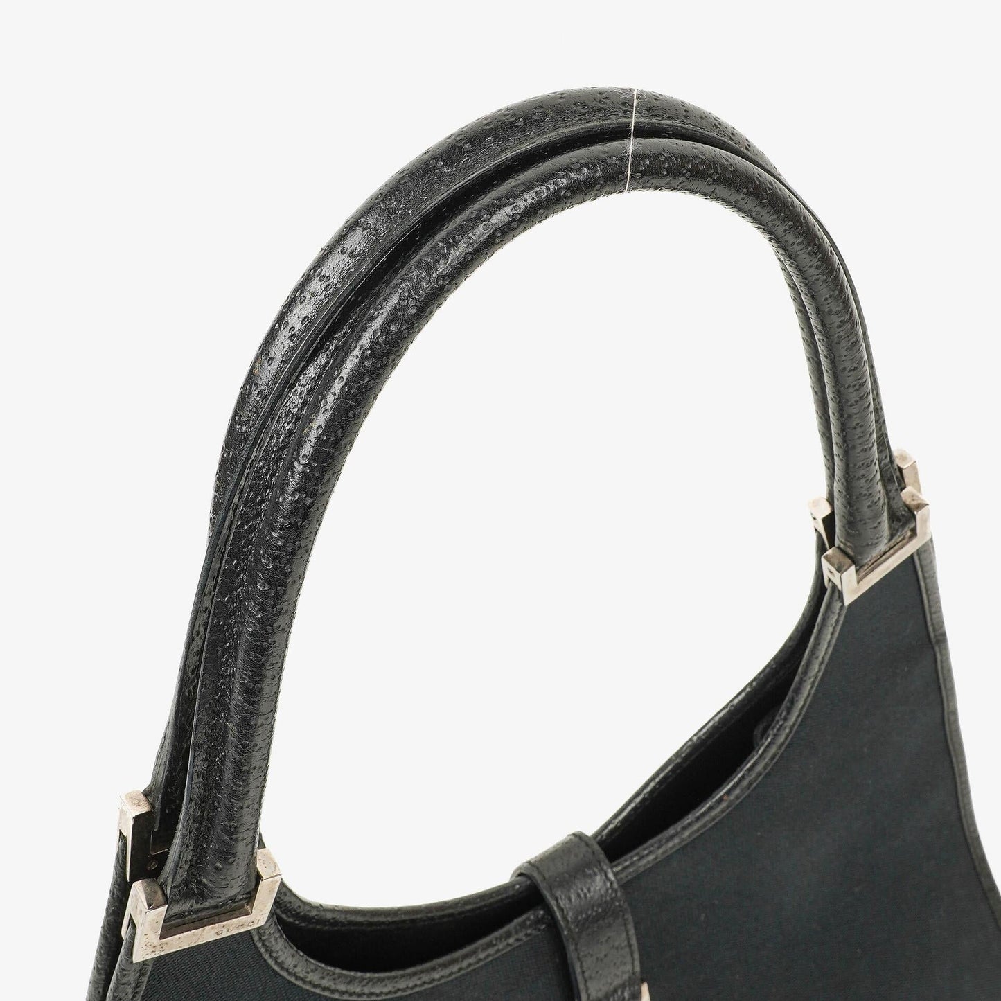 Gucci Jackie Balck Canvas Shoulder Bag