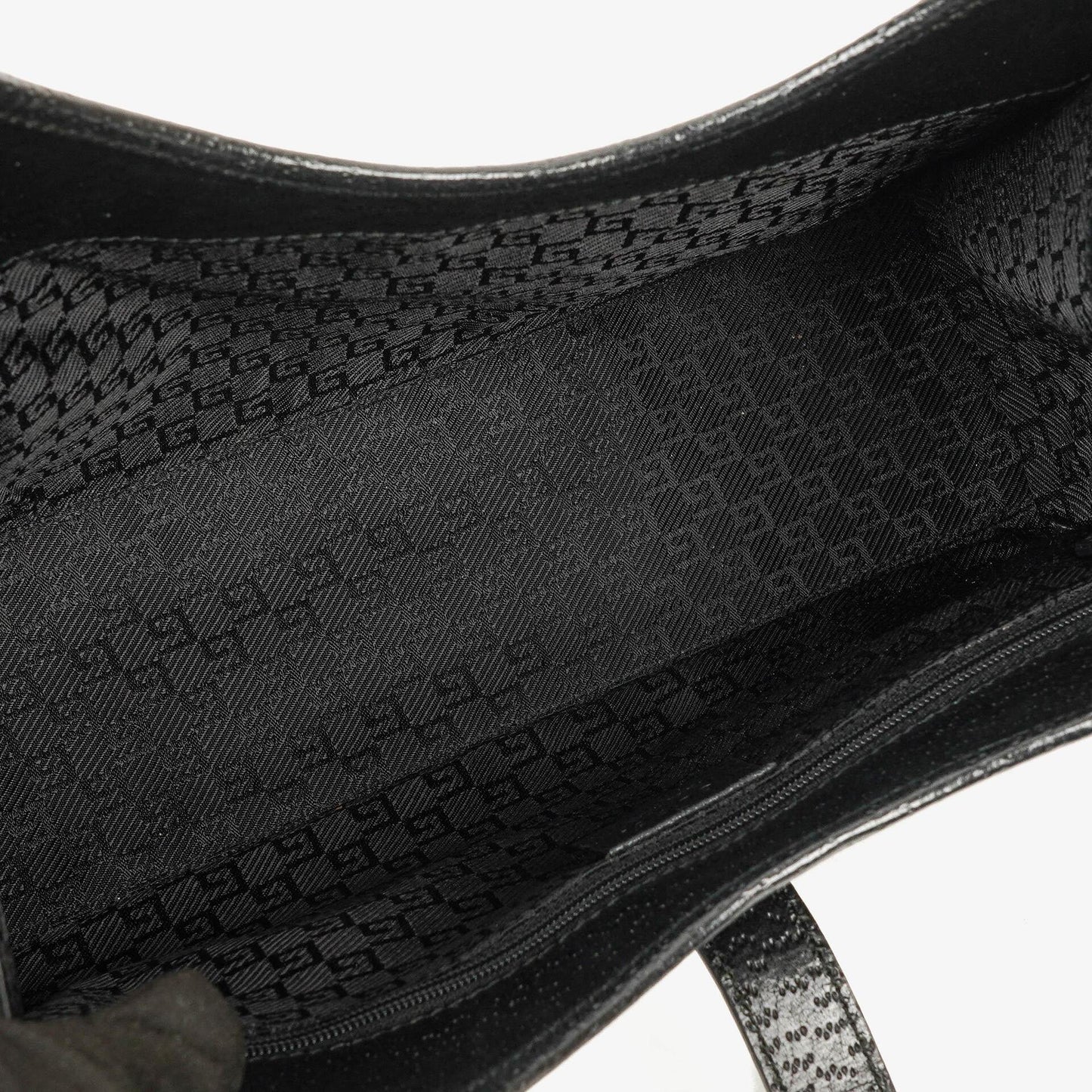 Gucci Jackie Balck Canvas Shoulder Bag