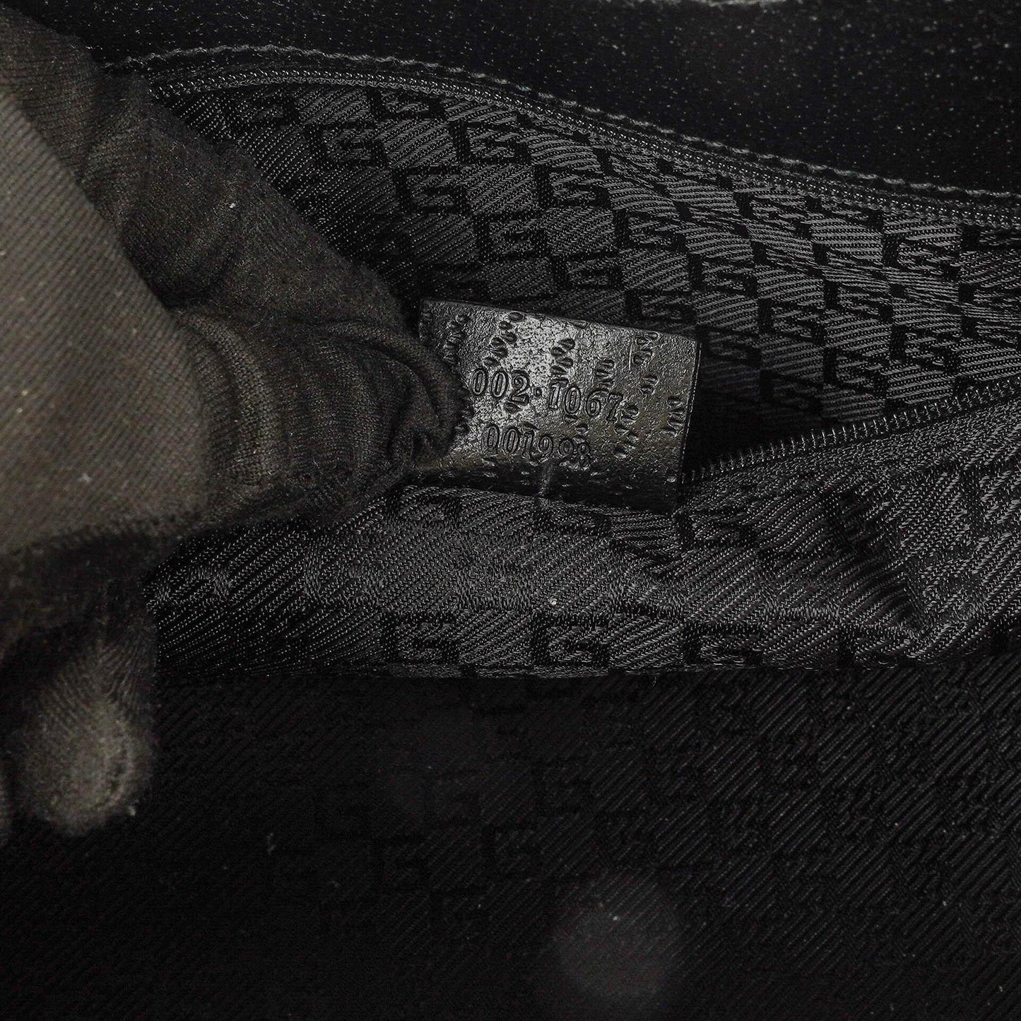 Gucci Jackie Bardot Vintage Black Handbag