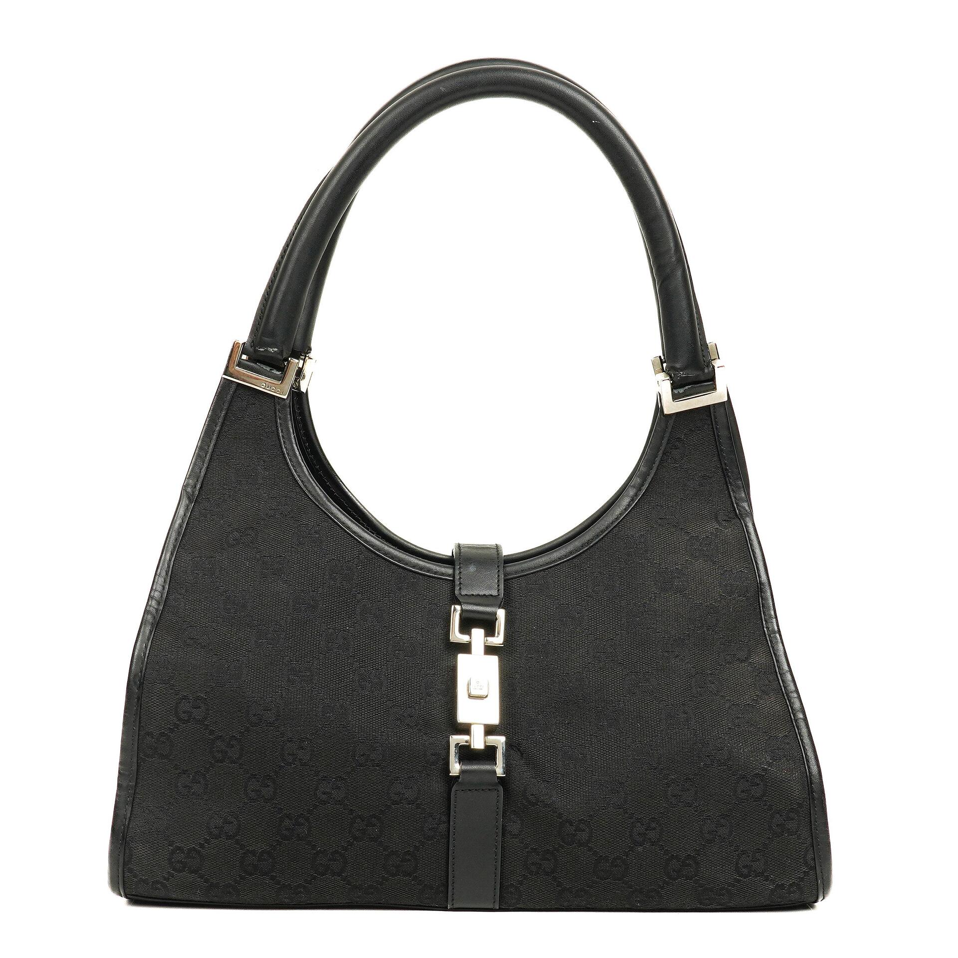 Gucci Jackie Bardot Vintage Black Handbag
