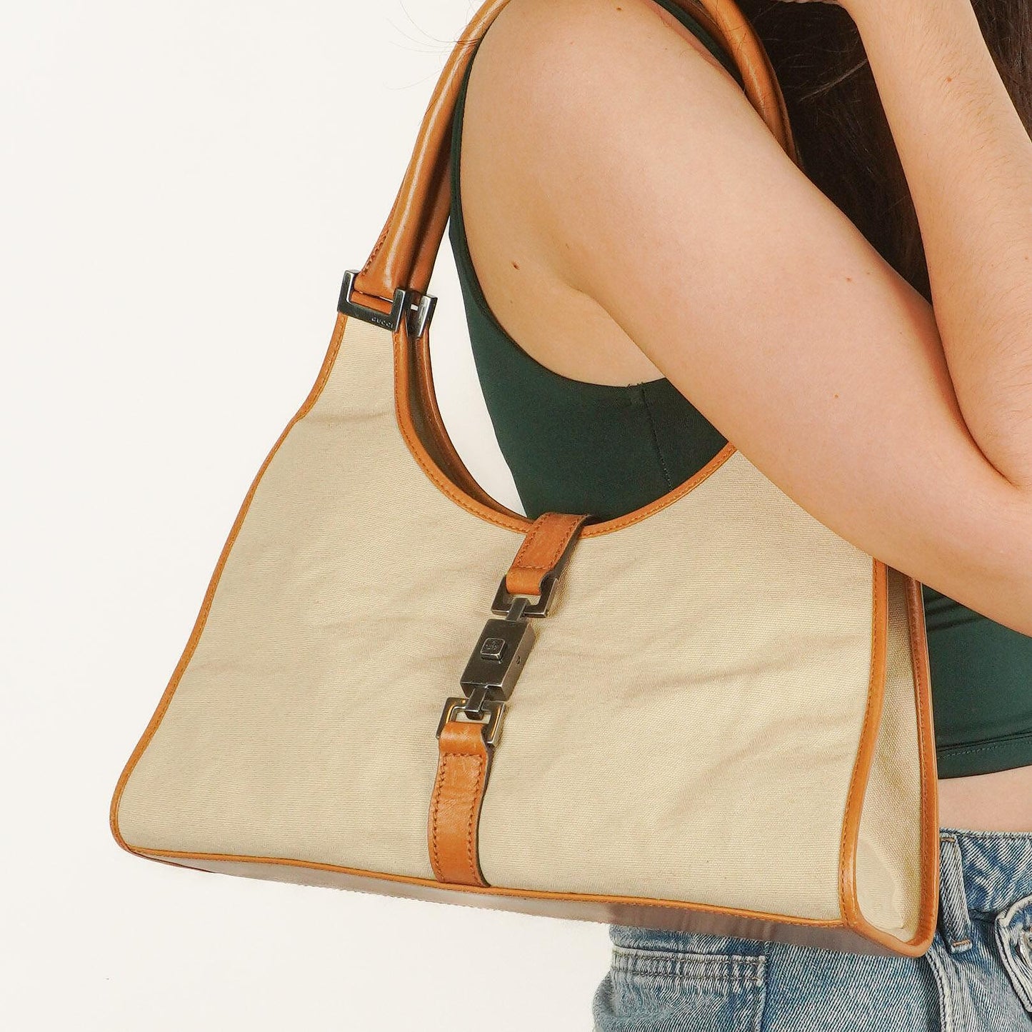 Gucci Jackie Bardot Vintage Handbag
