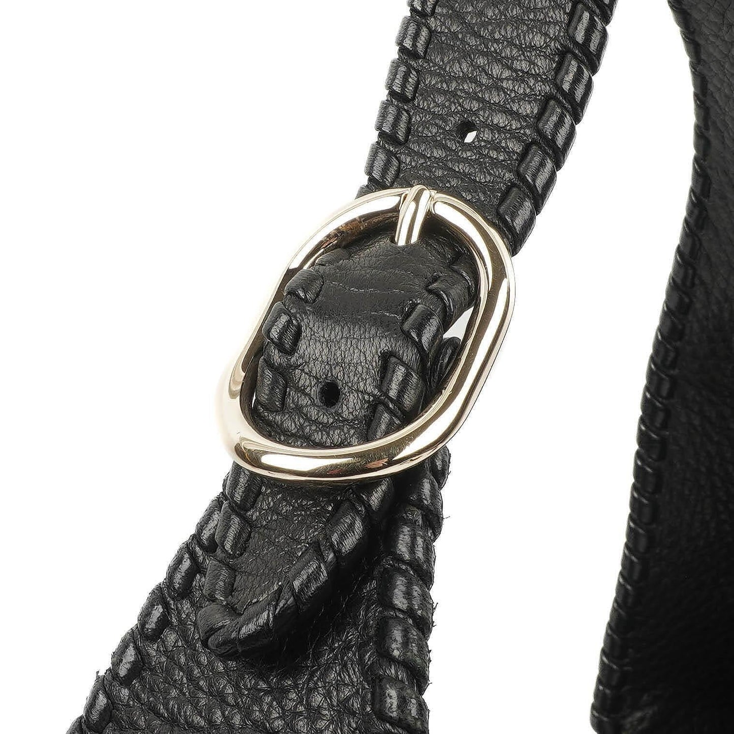 Gucci Jackie Black Leather Bamboo Tassel Large Hobo Bag