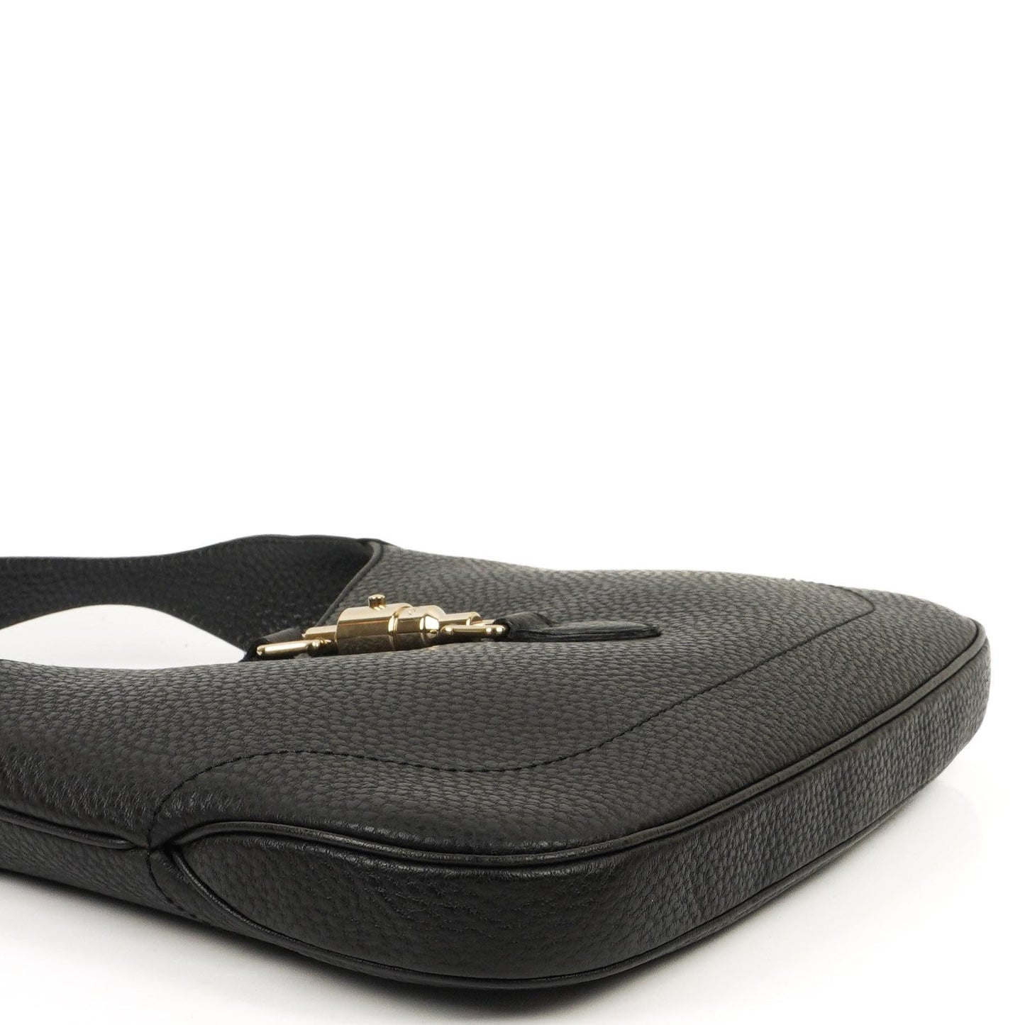 Gucci Jackie Medium Vintage Black Leather Shoulder Bag