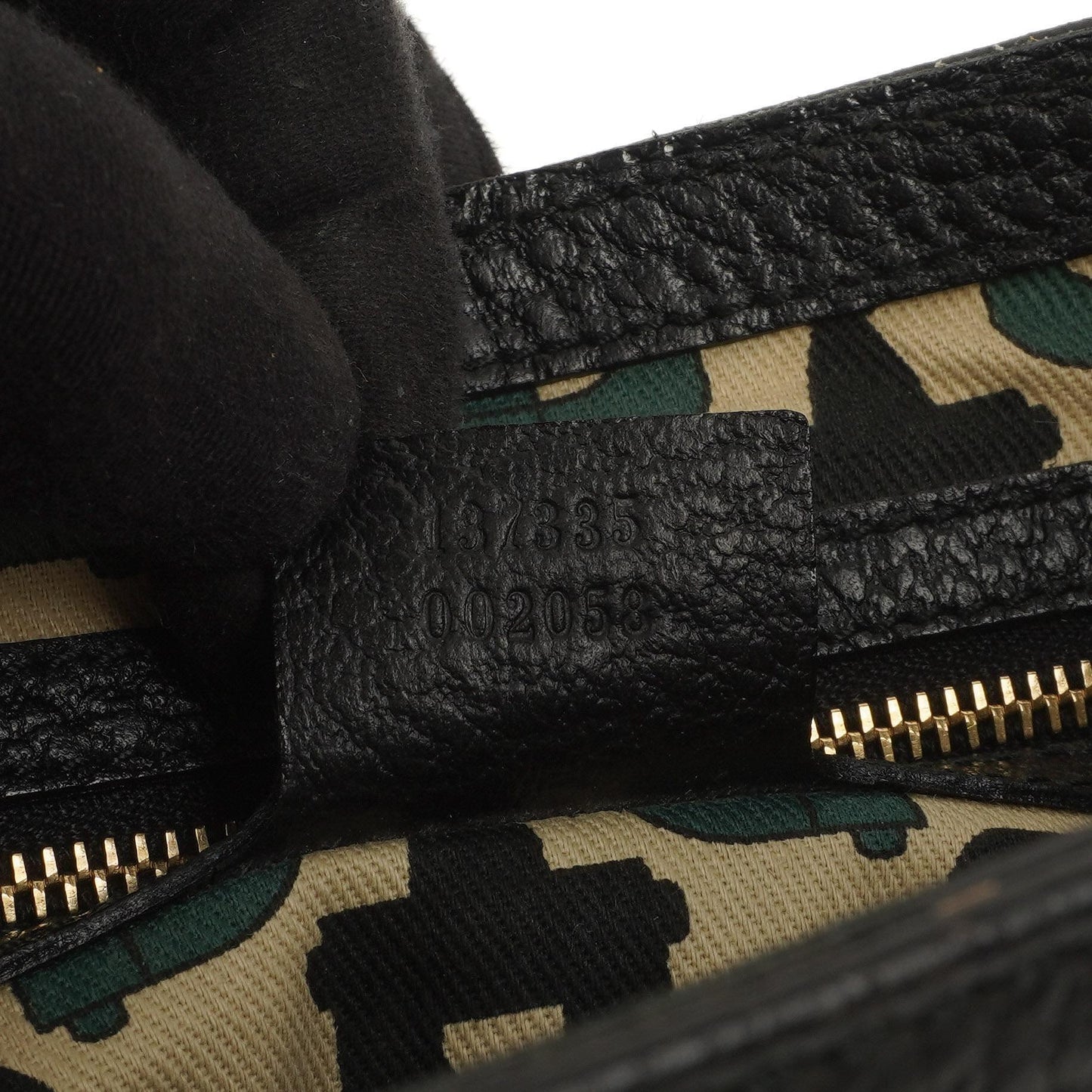 Gucci Jackie Medium Vintage Black Leather Shoulder Bag
