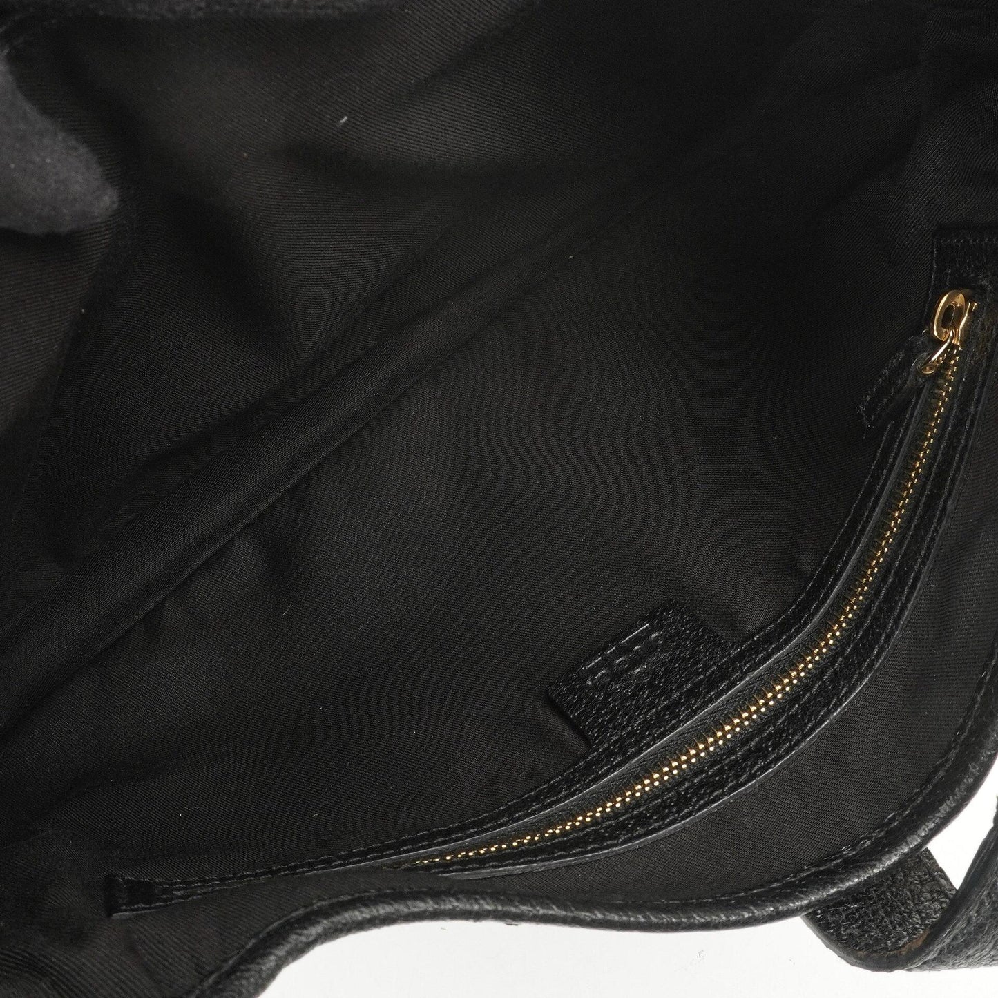 Gucci Jackie Medium Vintage Shoulder Bag Black/Dark Navy GG Canvas And Leather