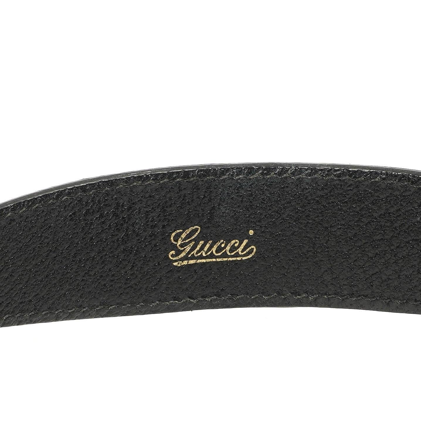 Gucci Jackie Medium Vintage Shoulder Bag Black/Dark Navy GG Canvas And Leather